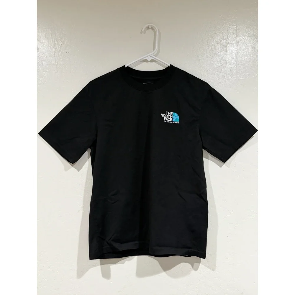 The North Face Black Earth Globe Graphic Cotton Short Sleeve T-Shirt Unisex